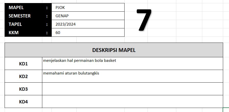 Tutorial Aplikasi Daftar Nilai Spentriba