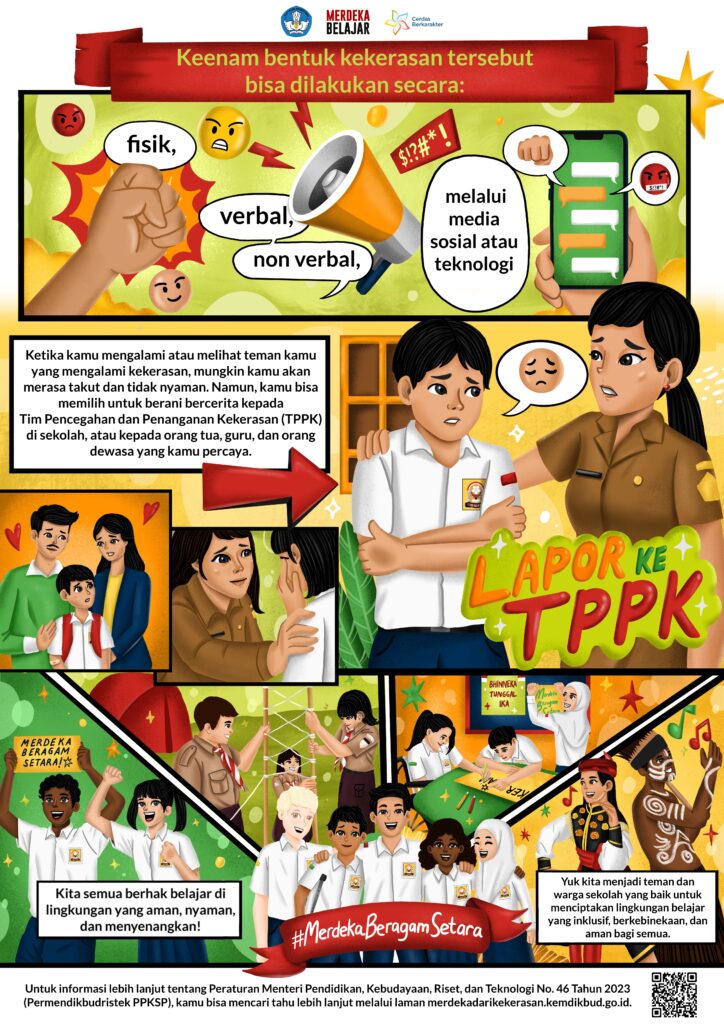 Poster Anti Kekerasan di Sekolah