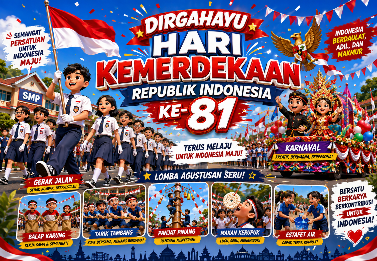 Dirgahayu Kemerdekaan RI KE-81